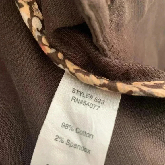 CAbi Down to Earth Dark Brown Corduroy Blazer Dark Academic Chic Jacket Size M - Picture 8 of 9